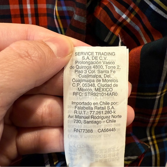 J. Crew Red and Blue Plaid Blouse - Picture 8 of 8